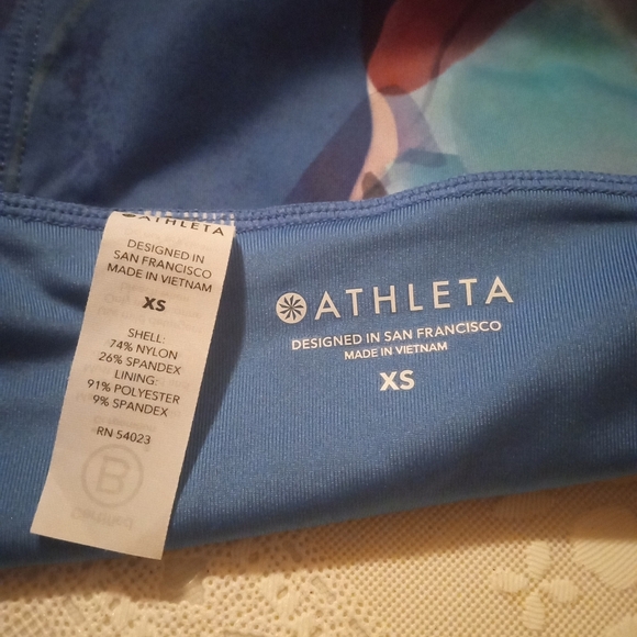 🆕 Athleta Malibu Printed Boyshort in Make A Splash Cool, XS, NWT - Picture 8 of 15